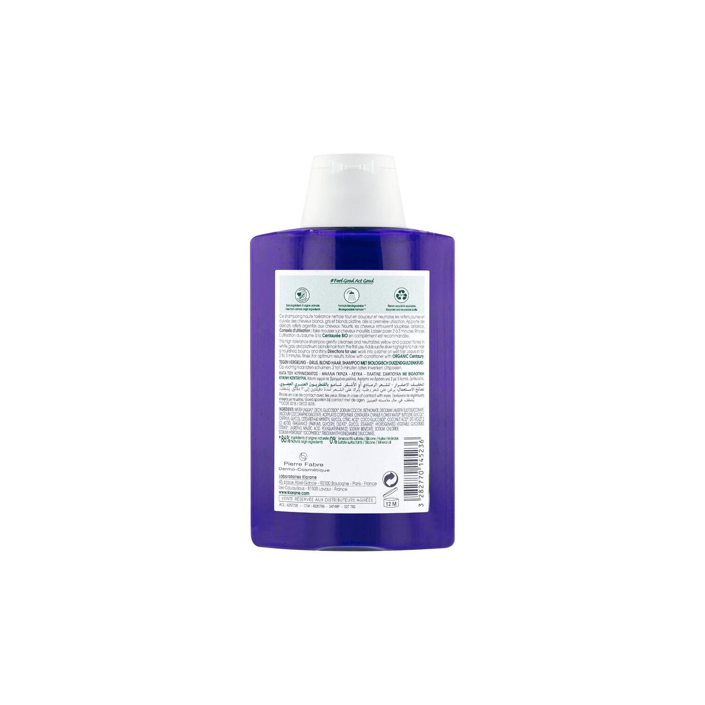 Klorane Champú a la Centaurea BIO 200ml