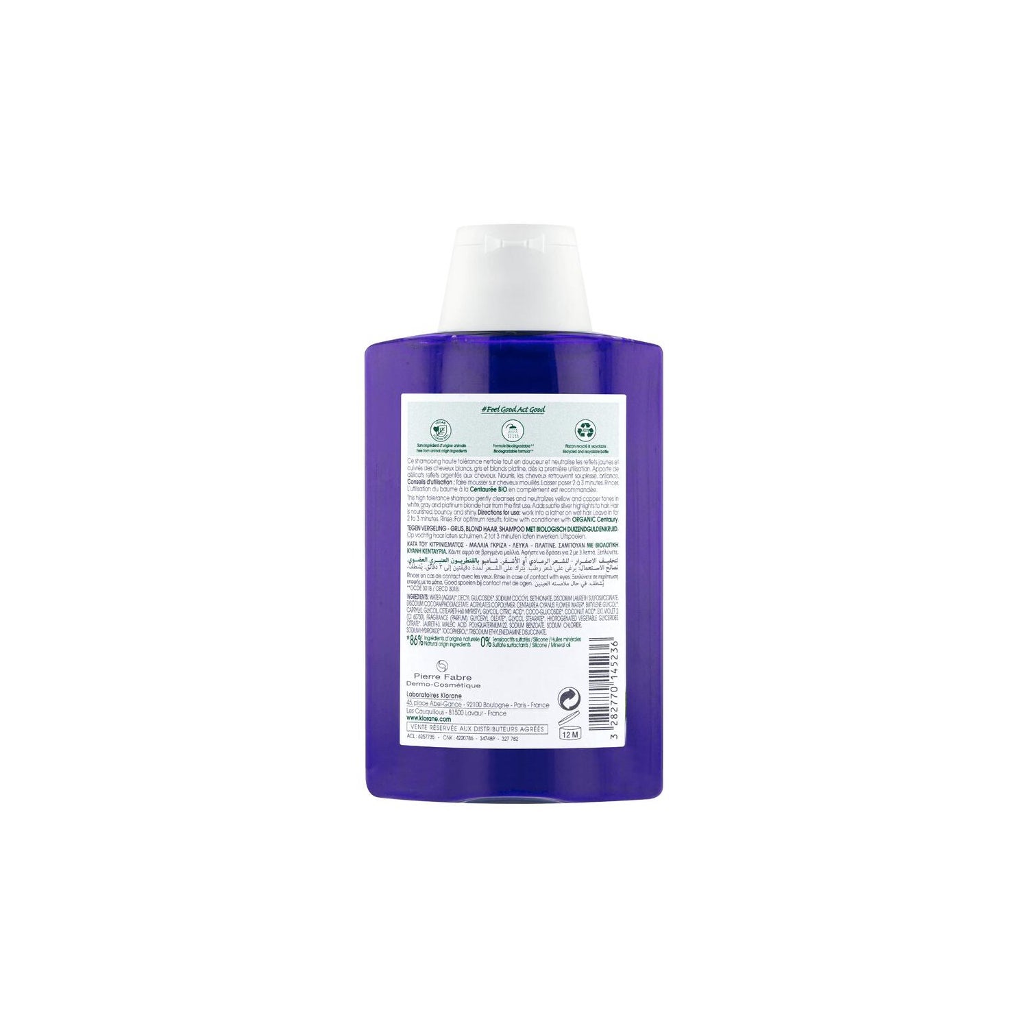 Klorane Champú a la Centaurea BIO 200ml