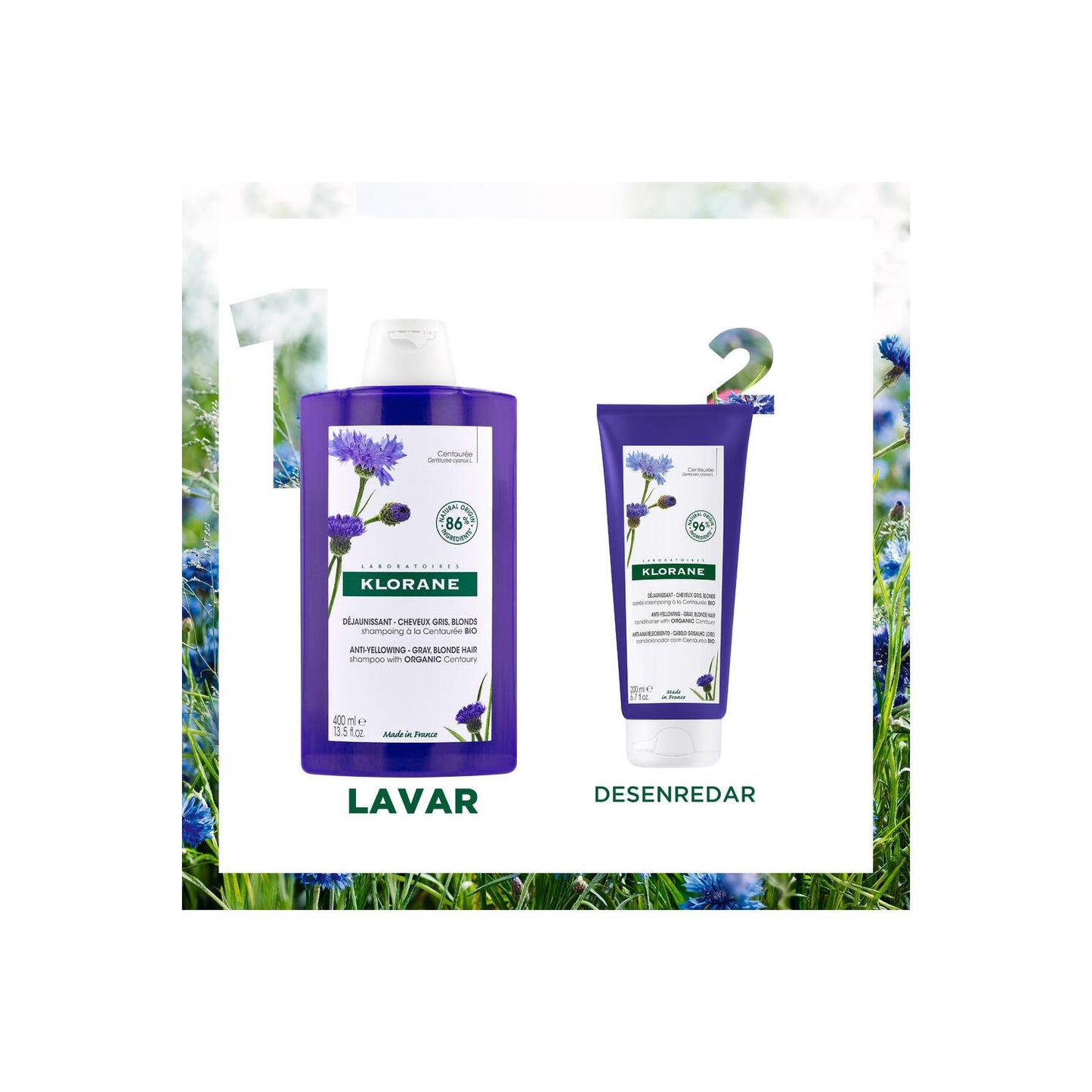 Klorane Champú a la Centaurea BIO 200ml
