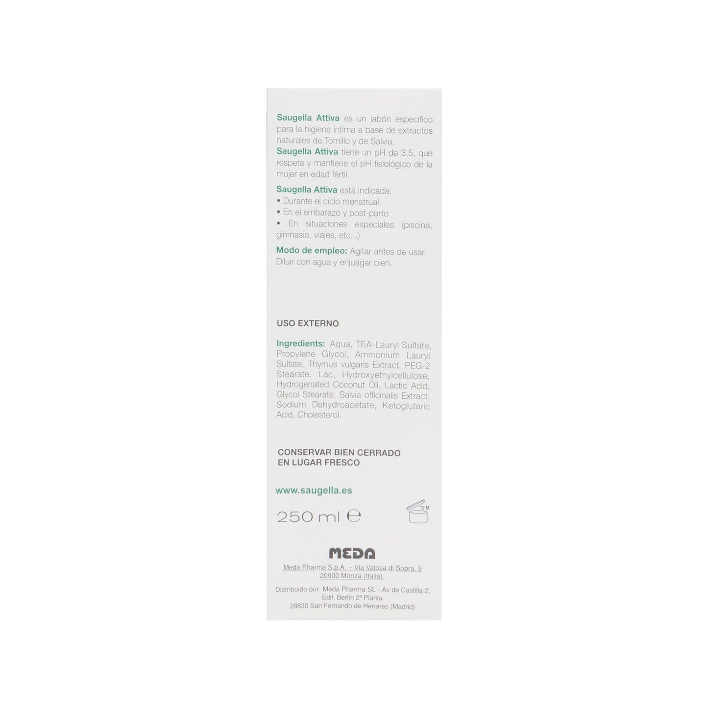 Saugella Attiva 250ml