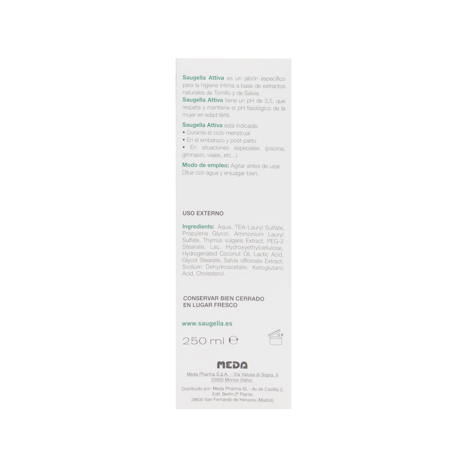 Saugella Attiva 250ml