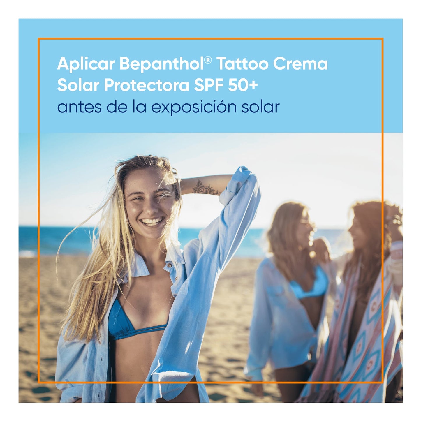 Bepanthol Tattoo Crema Solar Protectora SPF50+ 50ml