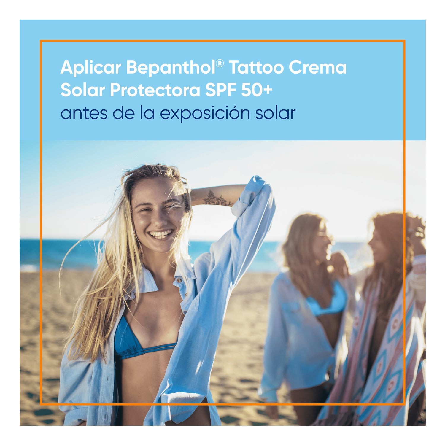 Bepanthol Tattoo Crema Solar Protectora SPF50+ 50ml