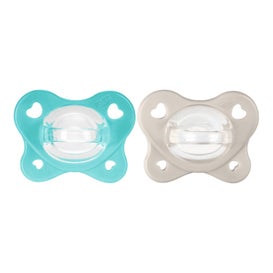 Chicco PhysioForma Dual Soft Azul Cinzento 6-16M 2 Unidades