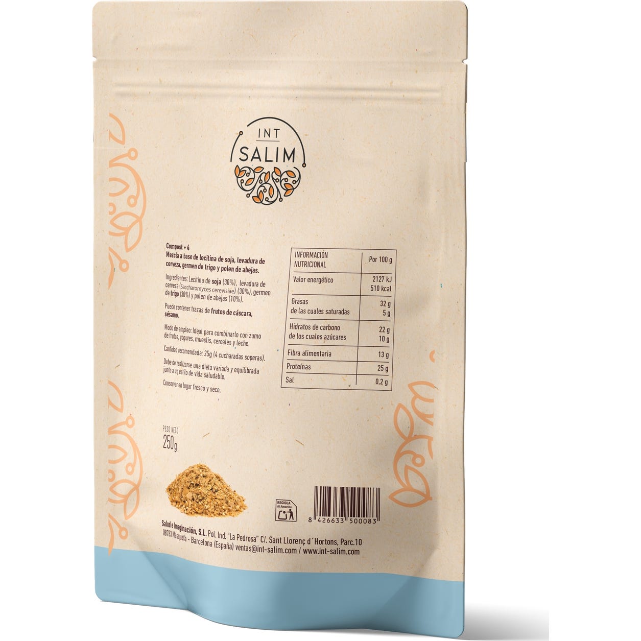 Int-Salim Compost+ 4 Polvo 250g