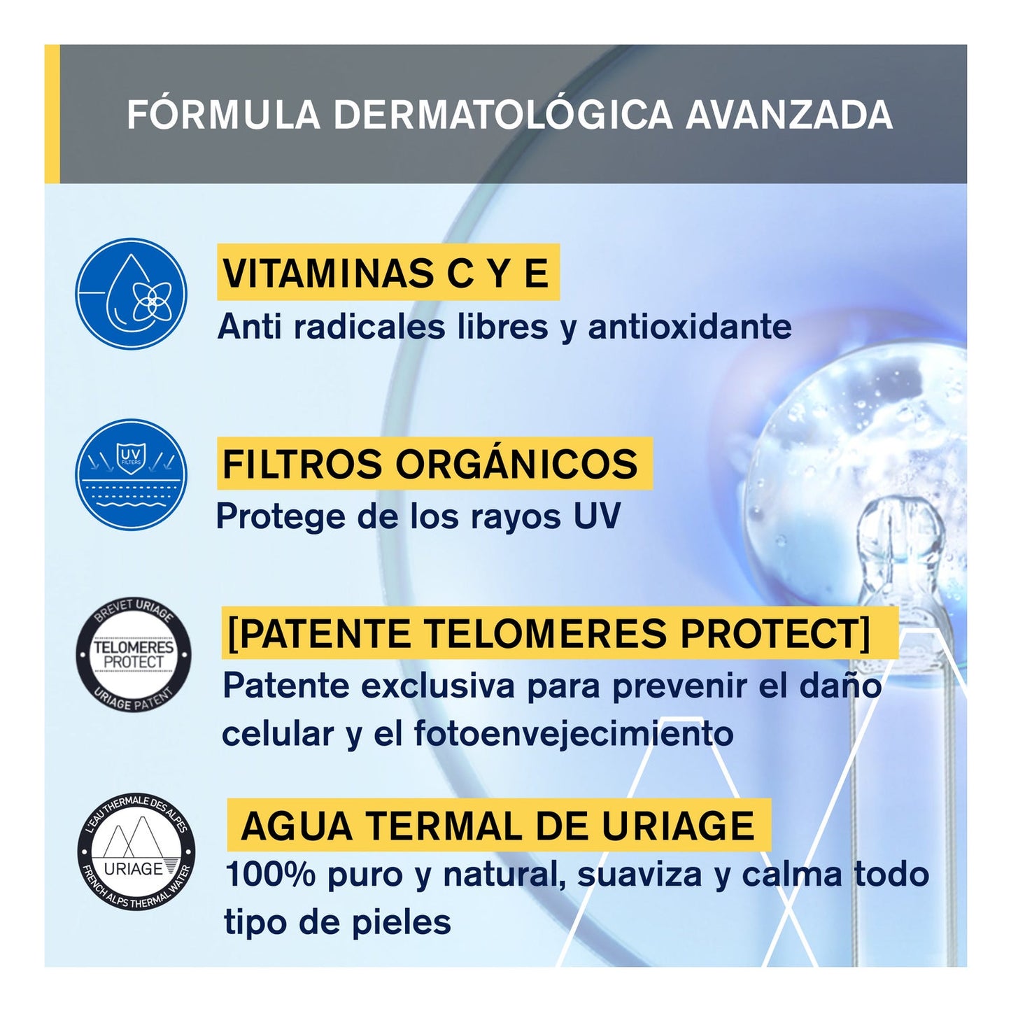 Uriage Bariesun SPF50+ Fluido Antimanchas 40ml