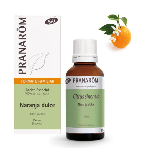 Pranarôm Aceite Esencial de Naranja Dulce BIO Formato Familiar 30 ml