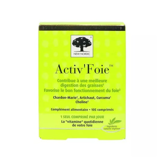 New Nordic Activ'Foie Digestion des Graisses et Activation 105caps