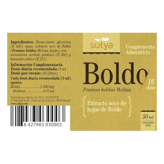 Sotya Boldo 60 ml