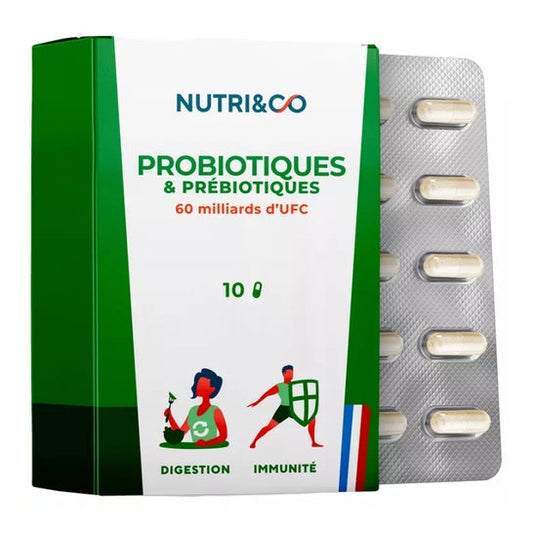 Nutri & Co Probióticos y Prebióticos 10caps