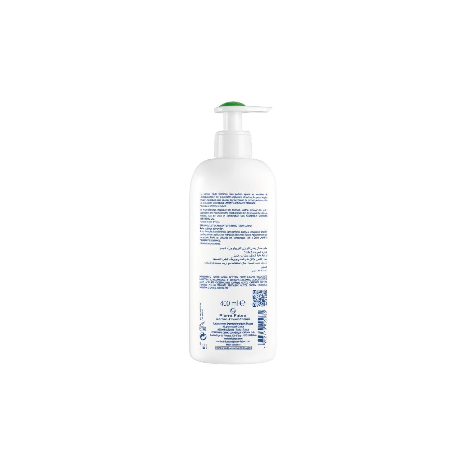 Ducray Sensinol Leche Corporal Calmante Fisioprotectora 400ml