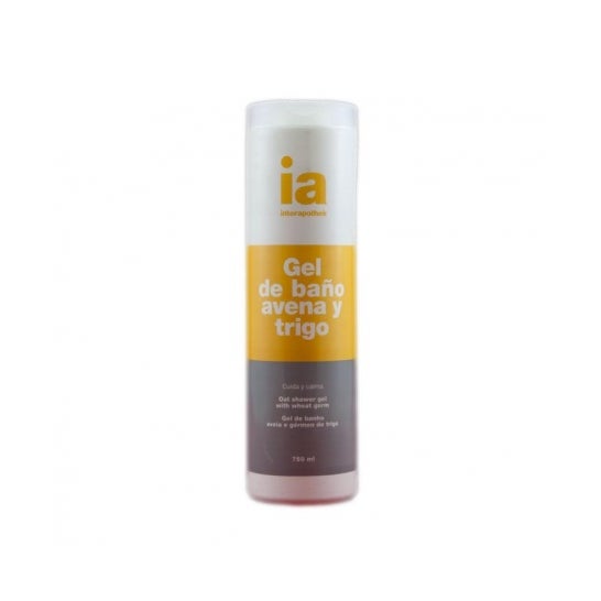 Interapothek gel de baño avena y semilla de trigo 750 ml