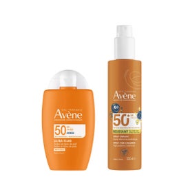 Avène Pack Ultra Fluido Invisible Spf50 50 ml + Spray Spf50+ Pediátrico 200 ml