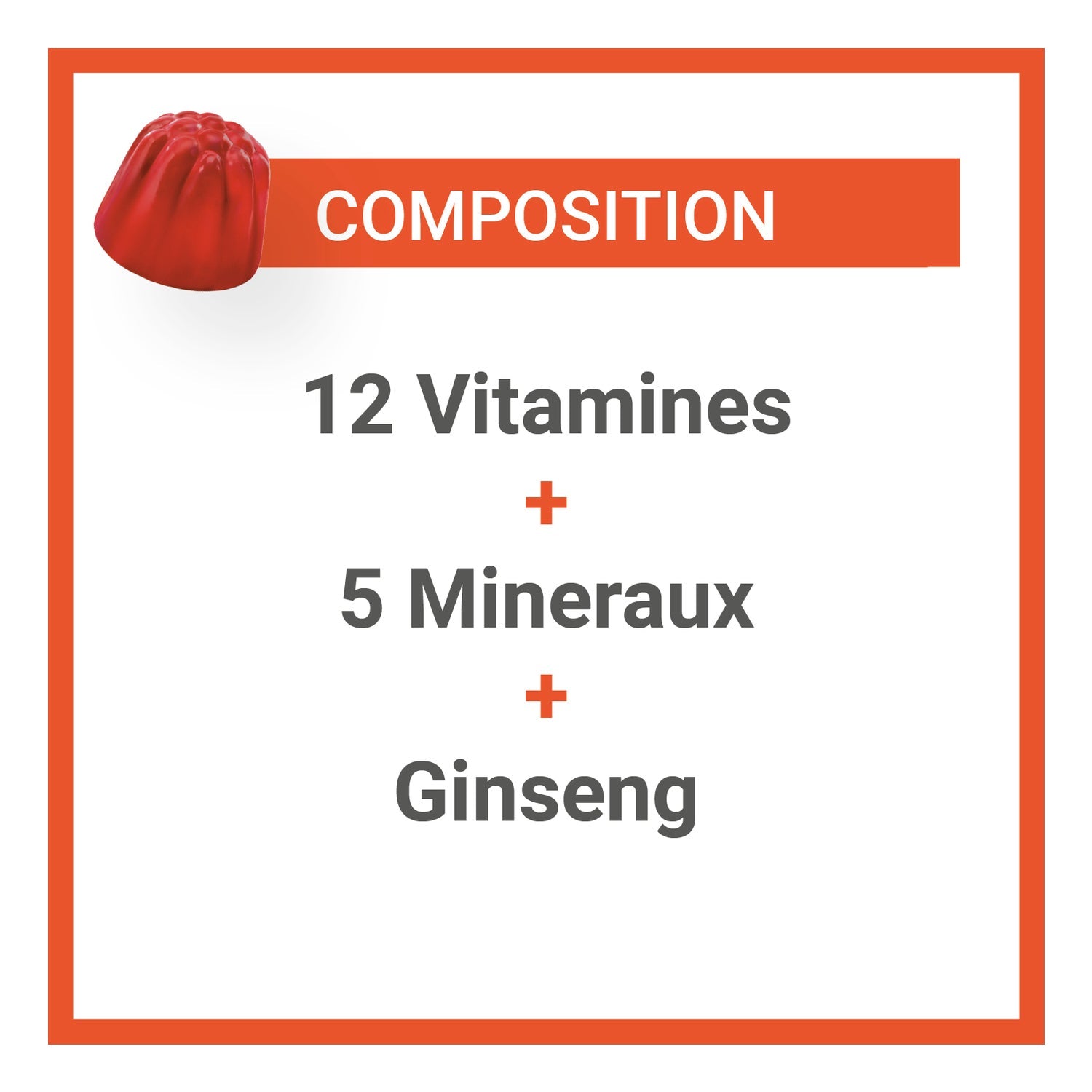 Vitascorbol Énergie 50gummies