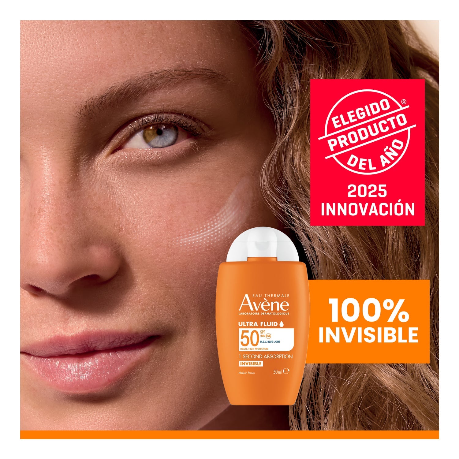Avène Solar Ultra Fluid Invisible SPF50+ 50ml