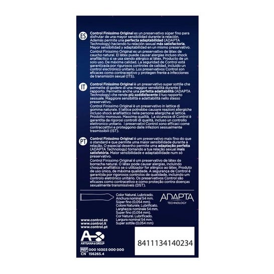 Control Finissimo Original 12uds