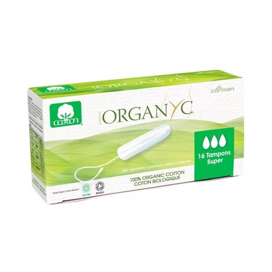 Organyc Tampón Súper sin Aplicador 16uds