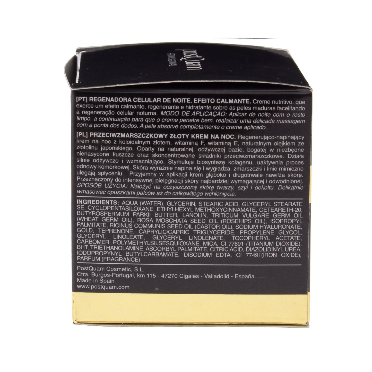 Postquam Luxury Gold Crema Regeneradora de Noche 50ml