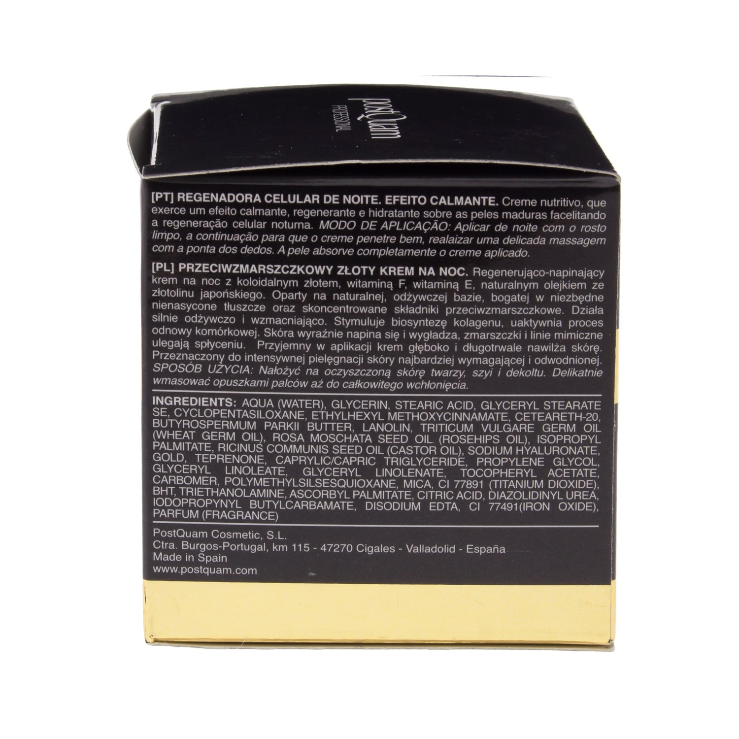 Postquam Luxury Gold Crema Regeneradora de Noche 50ml