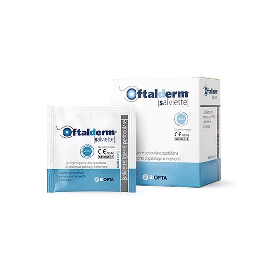 Biodue Oftalderm Toallitas Oftálmicas Estériles 16uds