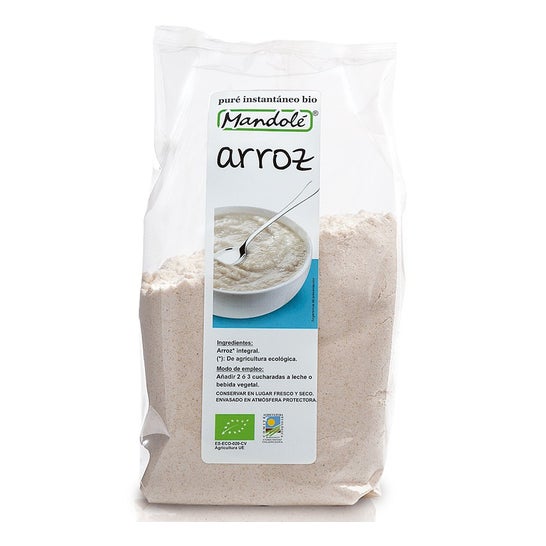 Mandole Puré Instantaneo de Arroz Integral Bio 250 g
