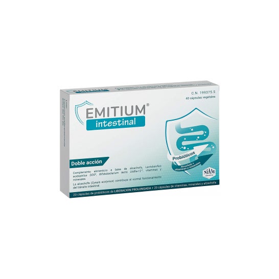 Emitium Intestinal Doble Acción 40caps