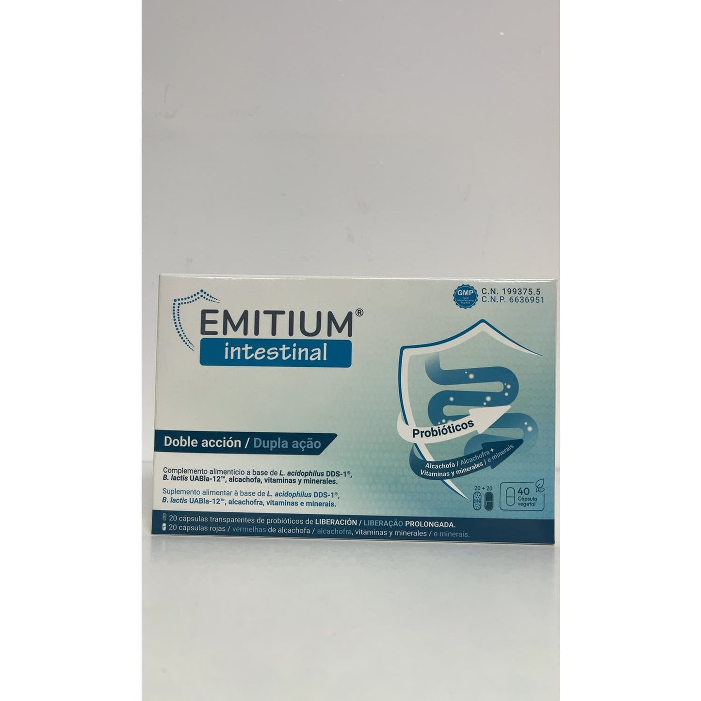 Emitium Intestinal Doble Acción 40caps