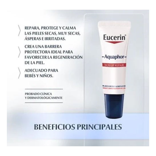 Eucerin Aquaphor SOS Regenerador Labial 10ml