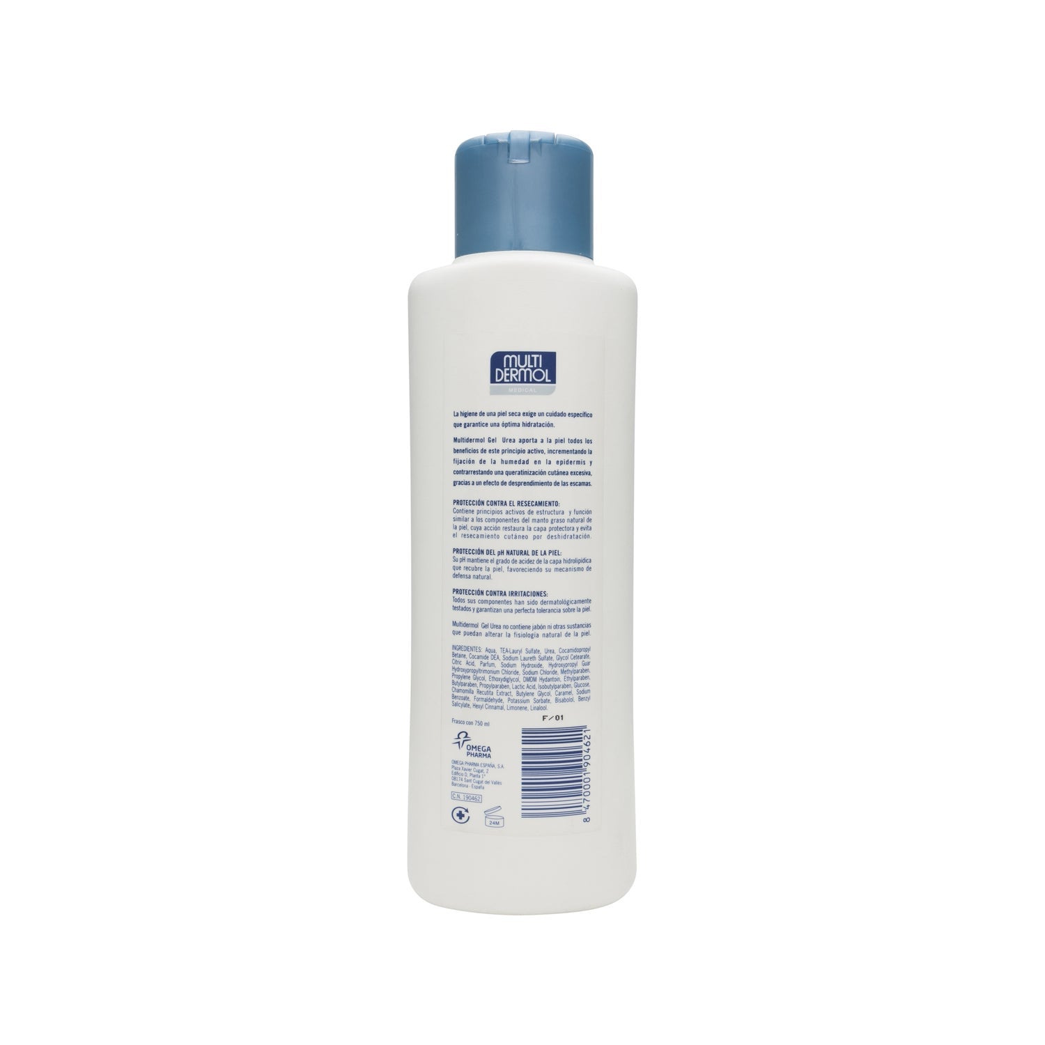 Multidermol Medical emulsión de baño sin jabón con urea 750ml