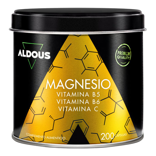 Aldous Labs Magnesio con Vitamina C B5 y B6 200caps