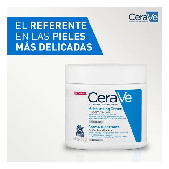 CeraVe® Crema Hidratante Piel Seca 454gr