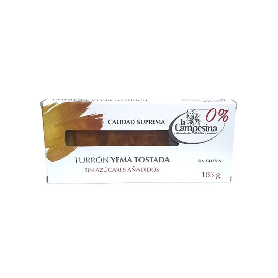 La Campesina Turrón Yema Tostada Sin Gluten 185 g
