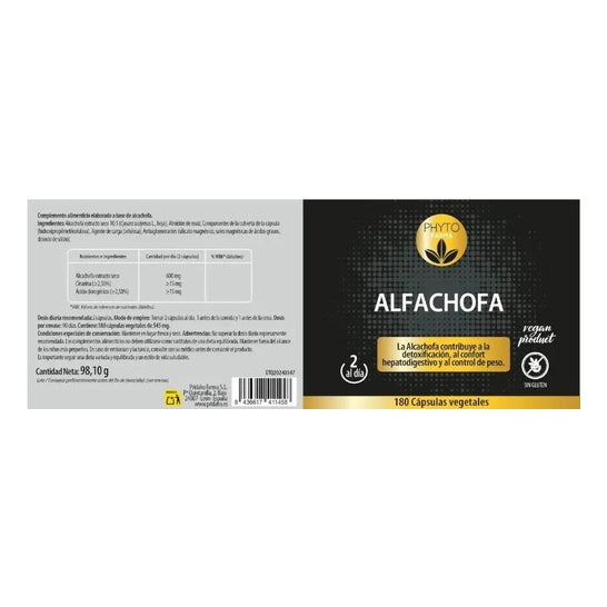 Phytofarma Alcachofa 180caps