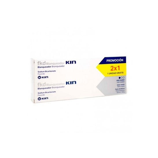 Kin Fkd Pasta Dental Blanqueadora 2x125ml