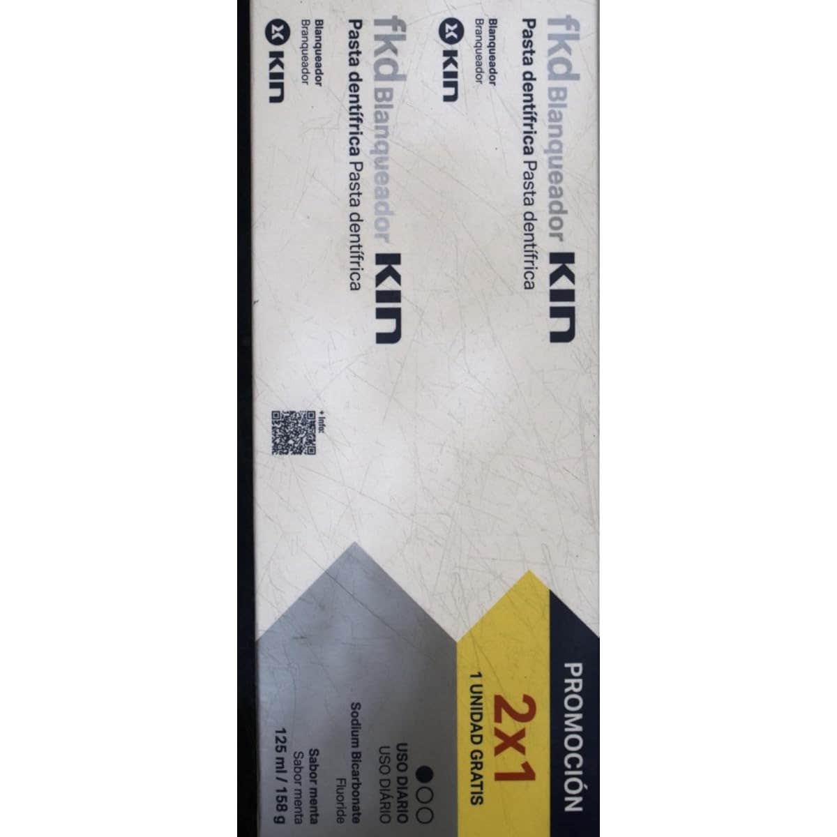 Kin Fkd Pasta Dental Blanqueadora 2x125ml