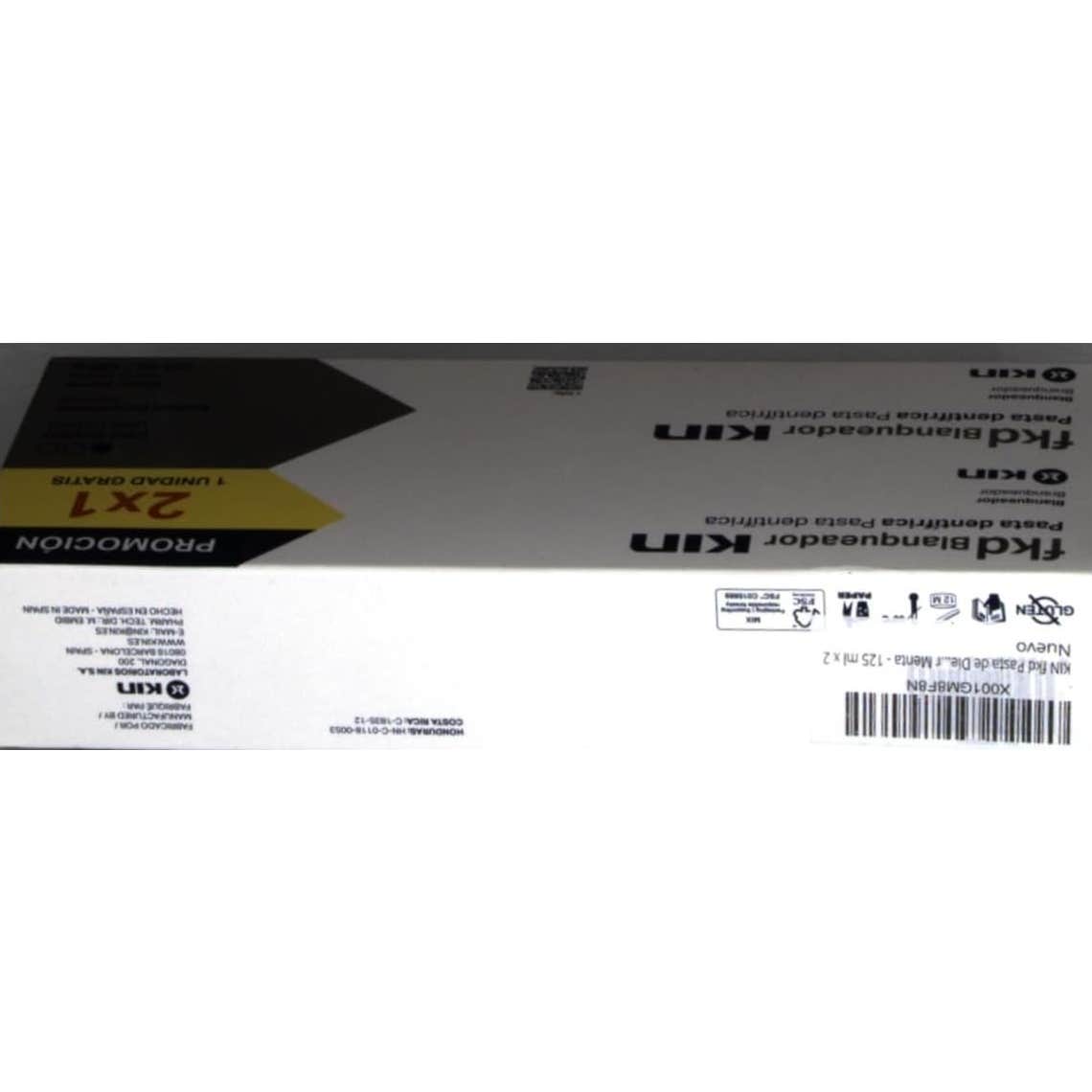 Kin Fkd Pasta Dental Blanqueadora 2x125ml
