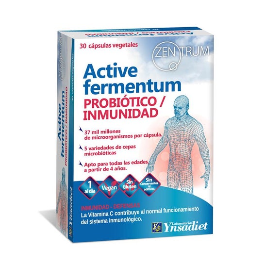 Zentrum Active Fermentum Probiótico Inmunidad 30vcaps
