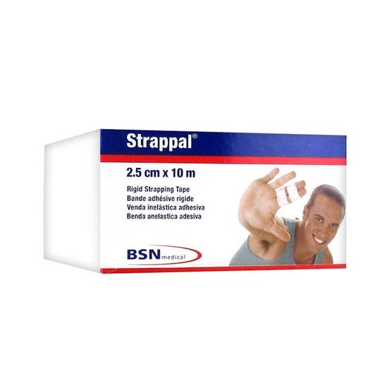 Cinta Adhesiva Hipoalergénica Strappal 10 Mx2,5 cm