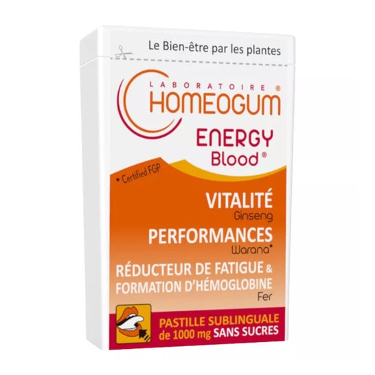 Homeogum Energy Blood Pastilla Sublingual 40 g
