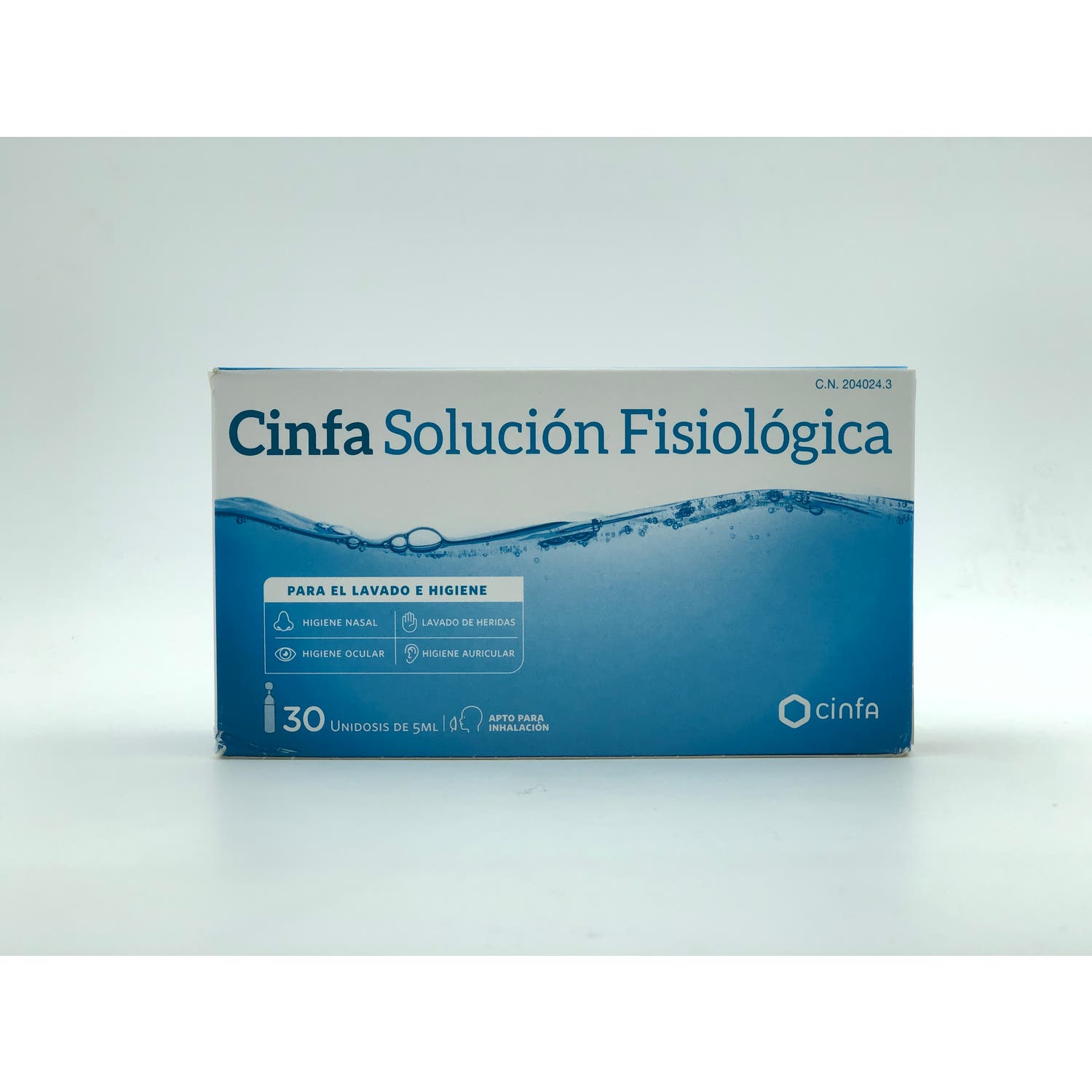 Cinfa solución fisiológica 30uds