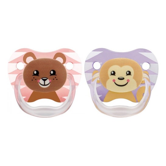 Dr Brown Prevent Animal Faces T6-18M 2uds