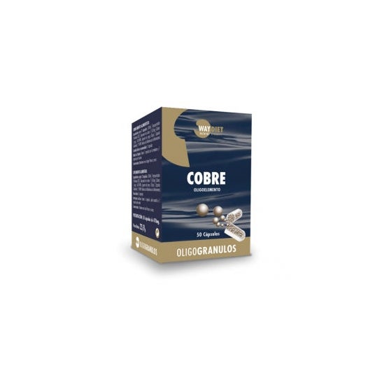 Waydiet Natural Products Cobre Oligogranulos 50 caps