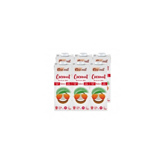Ecomil Pack Bebida de Coco Nature Bio 6x1L