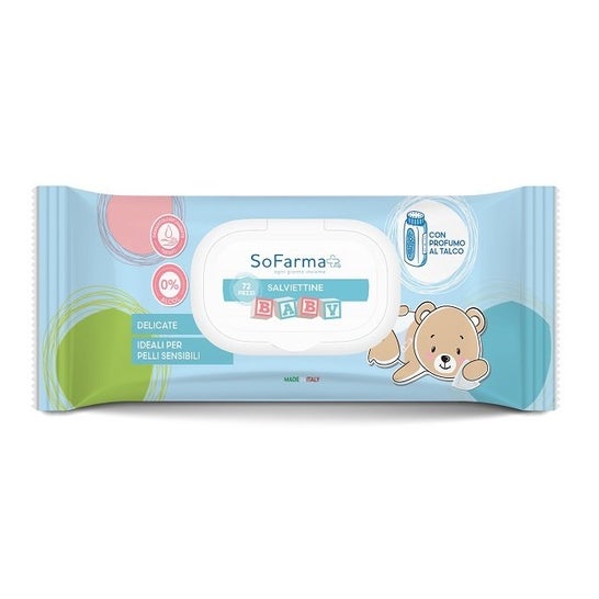 Sofarmapiù Toallitas Talco 72uds