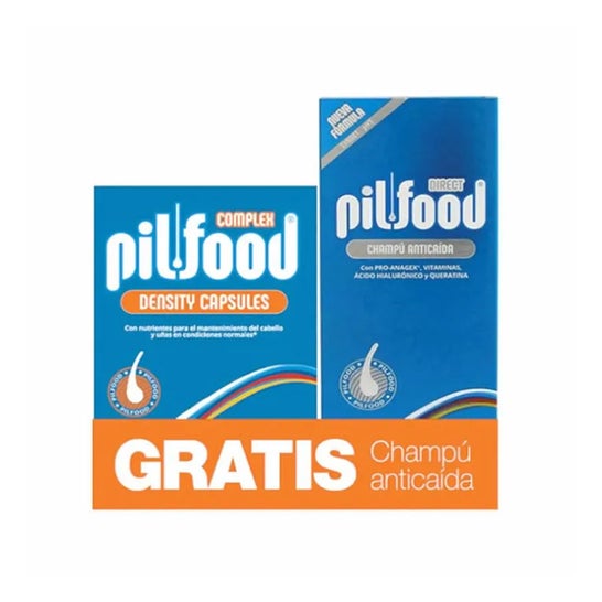 Pilfood Pack Density 60caps + Champu Anticaida 200 ml