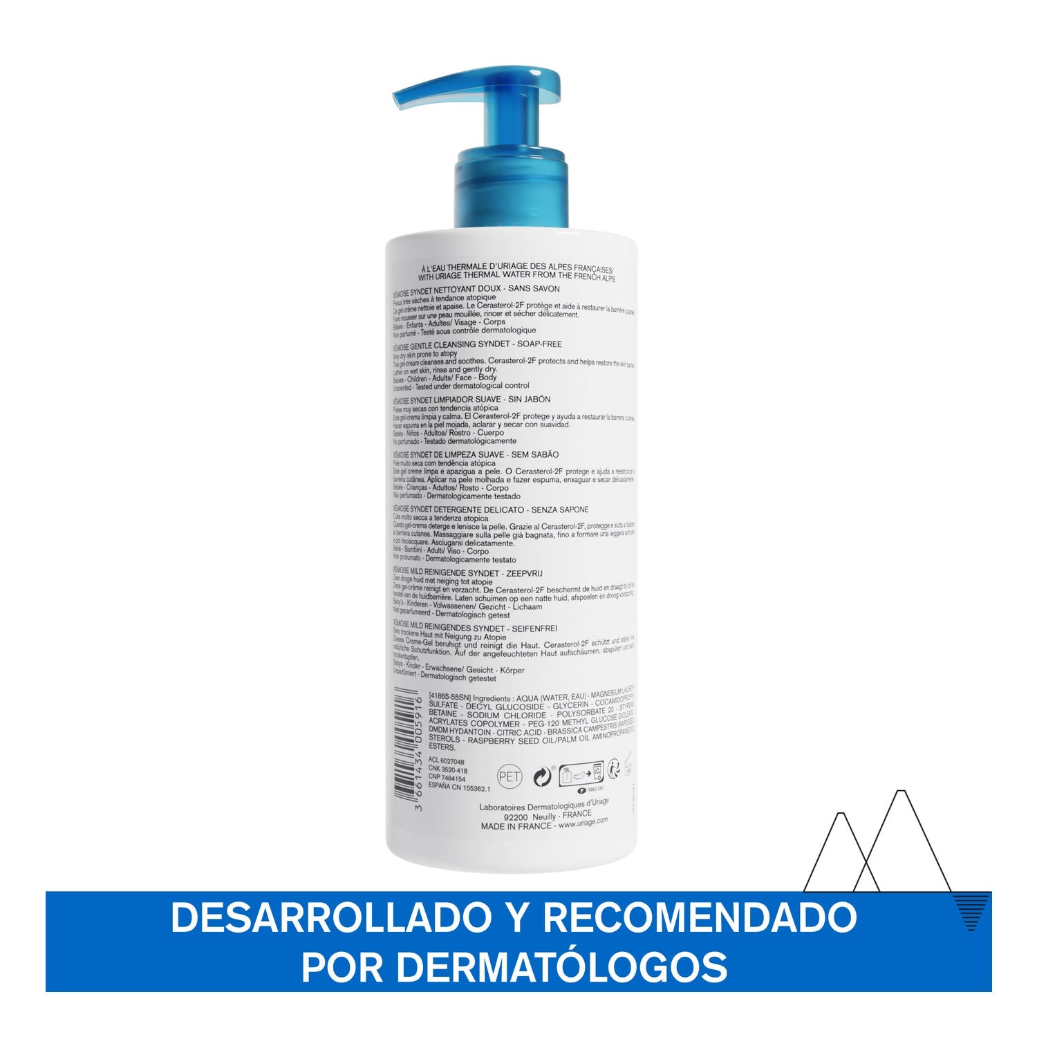 Uriage Xémose C8+ Limpiador Suave 500ml