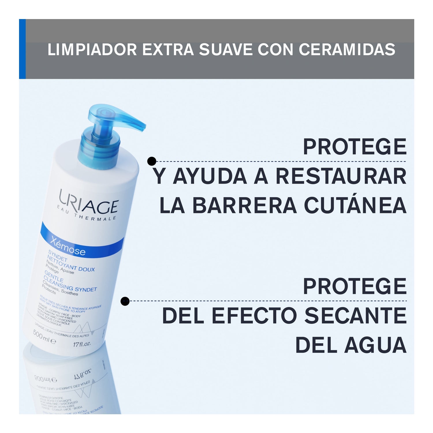 Uriage Xémose C8+ Limpiador Suave 500ml