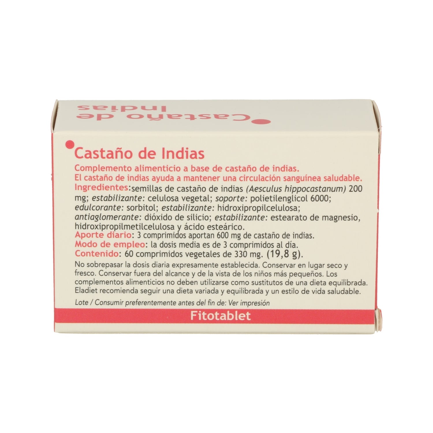 Fitotablet castaño de indias 60comp