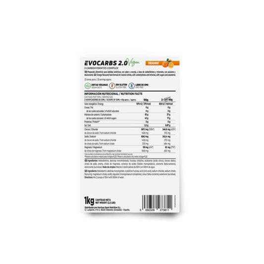 HSN Evocarbs 2.0 Naranja 1kg