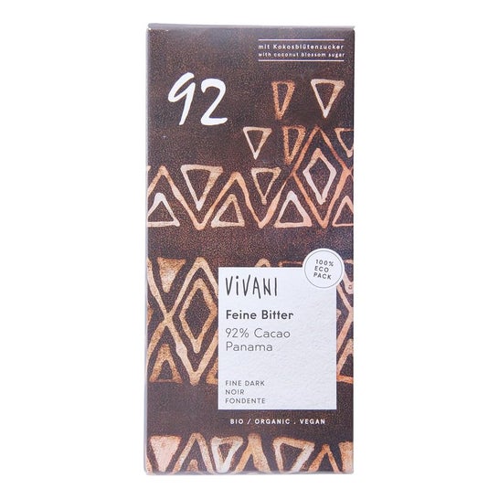 Vivani Panama Chocolate Negro 92% 80 gr